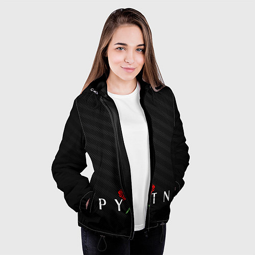 Женская куртка ТИКТОКЕР - PAYTON MOORMEIE / 3D-Черный – фото 3