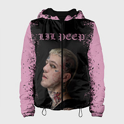 Куртка с капюшоном женская LiL PEEP, цвет: 3D-черный