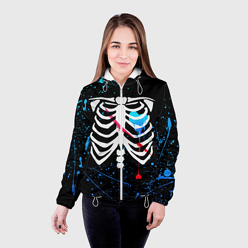 Женская куртка UNDERTALE / 3D-Белый – фото 4