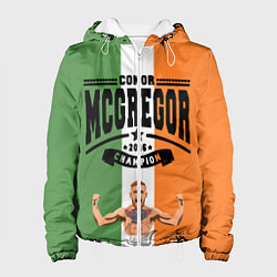 Куртка с капюшоном женская Conor McGregor, цвет: 3D-белый