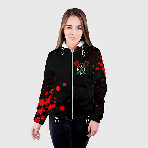 Женская куртка Payton Moormeier: TikTok / 3D-Белый – фото 4