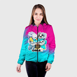 Куртка с капюшоном женская UNDERTALE, цвет: 3D-черный — фото 2