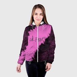 Куртка с капюшоном женская LIL PEEP, цвет: 3D-белый — фото 2