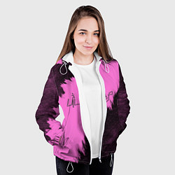 Куртка с капюшоном женская LIL PEEP, цвет: 3D-белый — фото 2
