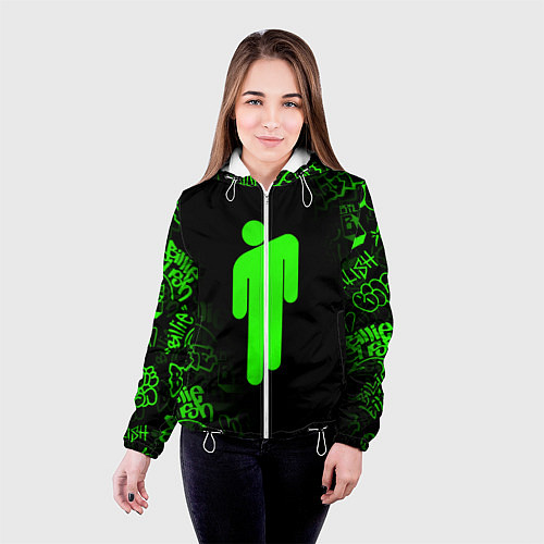 Женская куртка BILLIE EILISH / 3D-Белый – фото 4