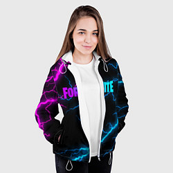 Куртка с капюшоном женская FORTNITE, цвет: 3D-белый — фото 2