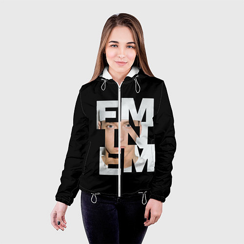 Женская куртка Eminem / 3D-Белый – фото 4