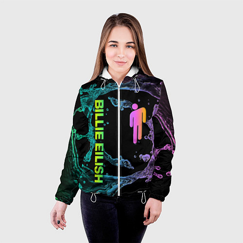 Женская куртка BILLIE EILISH / 3D-Белый – фото 4