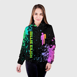 Куртка с капюшоном женская BILLIE EILISH, цвет: 3D-черный — фото 2