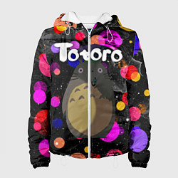 Куртка с капюшоном женская Totoro, цвет: 3D-белый