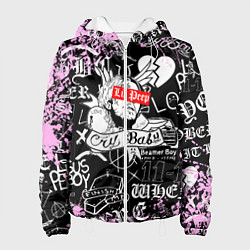 Куртка с капюшоном женская LIL PEEP, цвет: 3D-белый