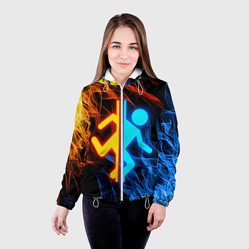 Женская куртка PORTAL / 3D-Белый – фото 4