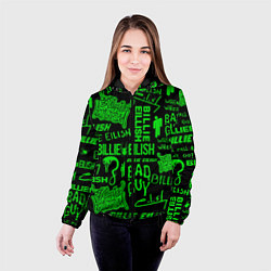 Куртка с капюшоном женская BILLIE EILISH, цвет: 3D-черный — фото 2