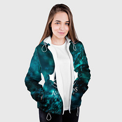 Куртка с капюшоном женская ASSASSINS CREED, цвет: 3D-белый — фото 2