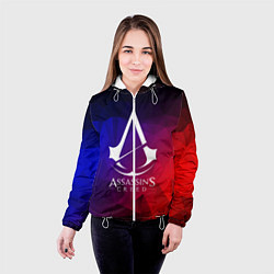 Куртка с капюшоном женская ASSASSINS CREED, цвет: 3D-белый — фото 2