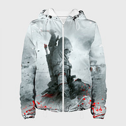 Куртка с капюшоном женская ASSASSINS CREED, цвет: 3D-белый