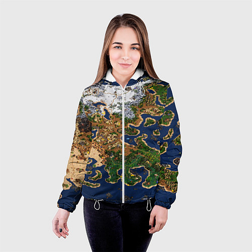 Женская куртка HEROES 3 КАРТА / 3D-Белый – фото 4