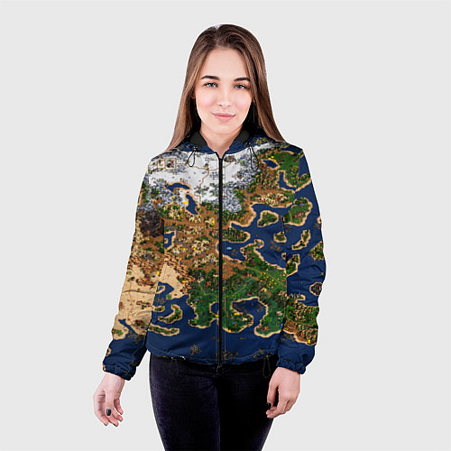 Женская куртка HEROES 3 КАРТА / 3D-Черный – фото 4