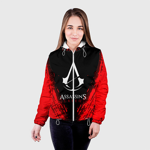 Женская куртка Assassin’s Creed / 3D-Белый – фото 4