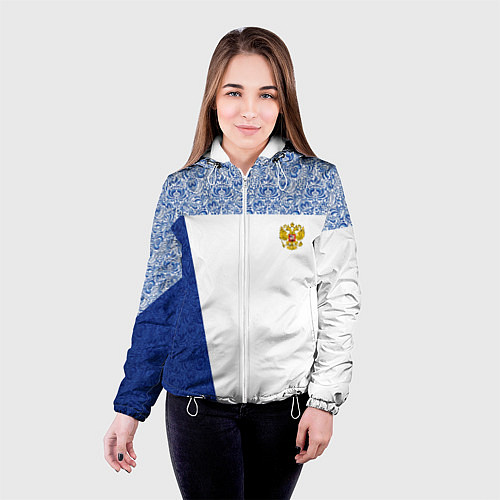 Женская куртка Форма России / 3D-Белый – фото 4