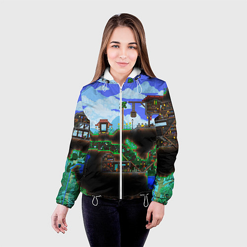 Женская куртка TERRARIA / 3D-Белый – фото 4