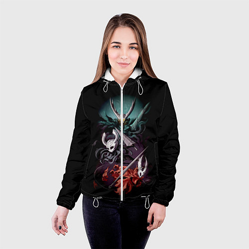 Женская куртка Hollow Knight / 3D-Белый – фото 4