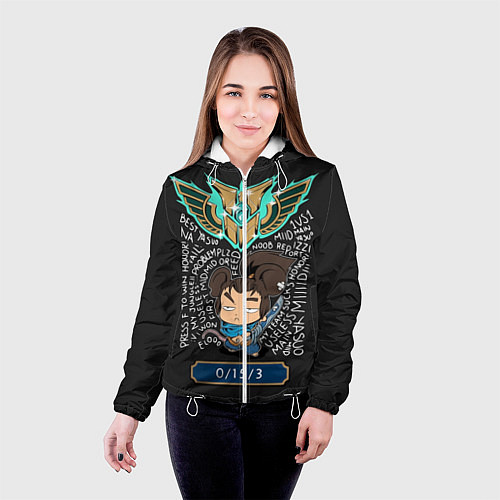 Женская куртка League of Legends / 3D-Белый – фото 4