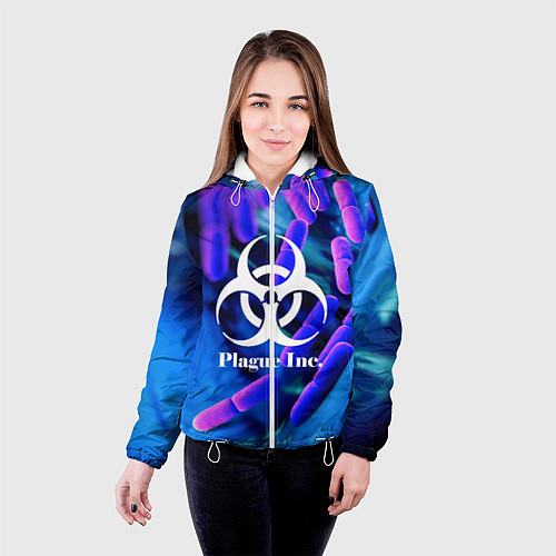 Женская куртка PLAGUE INC / 3D-Белый – фото 4