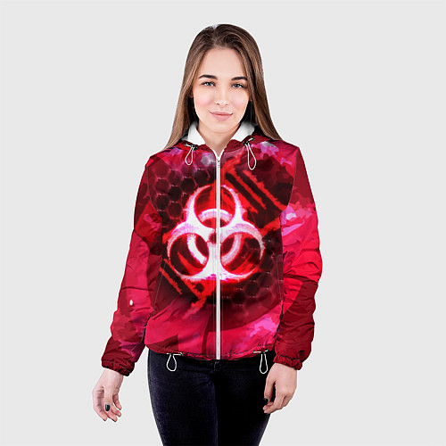Женская куртка Plague Inc LC Oko / 3D-Белый – фото 4