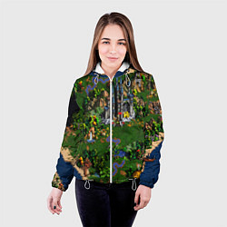 Куртка с капюшоном женская Heroes of Might and Magic, цвет: 3D-белый — фото 2