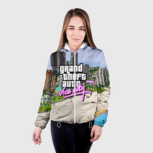 Женская куртка GTA REDUX 2020 / 3D-Белый – фото 4