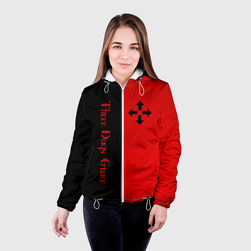 Женская куртка Three Days Grace / 3D-Белый – фото 4