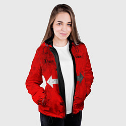 Куртка с капюшоном женская Three Days Grace, цвет: 3D-черный — фото 2