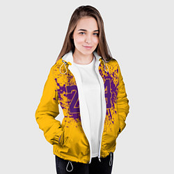 Куртка с капюшоном женская Kobe Bryant, цвет: 3D-белый — фото 2