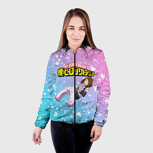 Женская куртка MY HERO ACADEMIA / 3D-Черный – фото 4