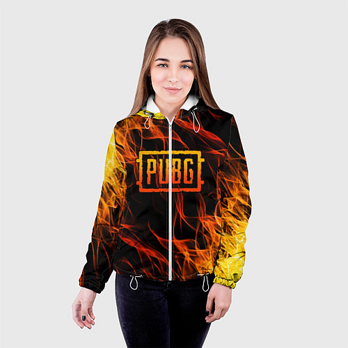 Женская куртка PUBG / 3D-Белый – фото 4