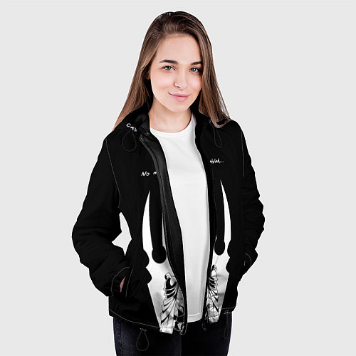 Женская куртка Hollow Knight / 3D-Черный – фото 3