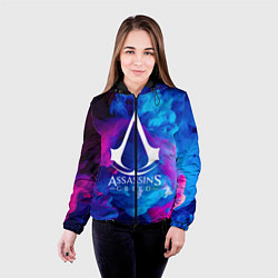 Куртка с капюшоном женская ASSASSINS CREED, цвет: 3D-черный — фото 2