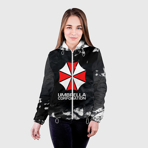 Женская куртка UMBRELLA CORP / 3D-Белый – фото 4