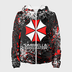Куртка с капюшоном женская UMBRELLA CORP, цвет: 3D-белый