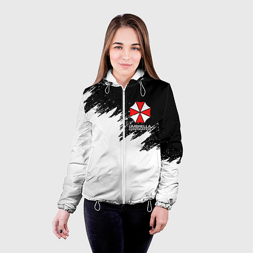 Женская куртка UMBRELLA CORP / 3D-Белый – фото 4