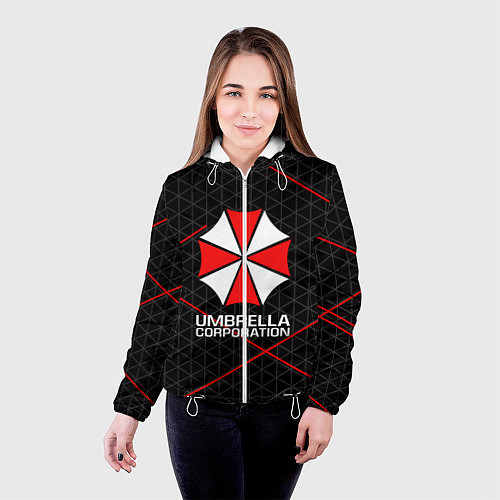 Женская куртка UMBRELLA CORP / 3D-Белый – фото 4