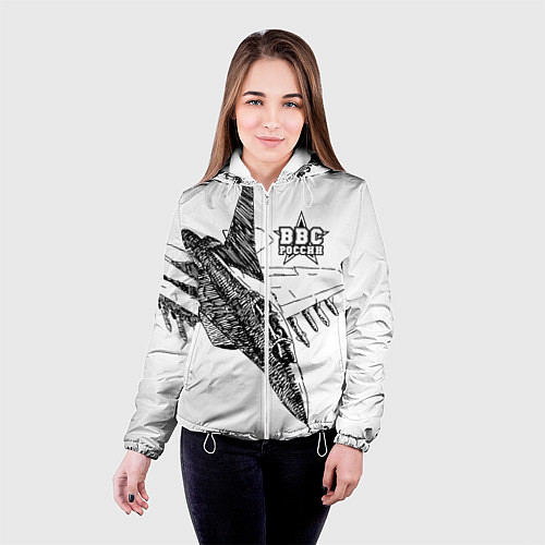 Женская куртка ВВС России / 3D-Белый – фото 4
