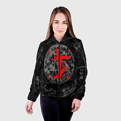 Куртка с капюшоном женская DOOM, цвет: 3D-черный — фото 2