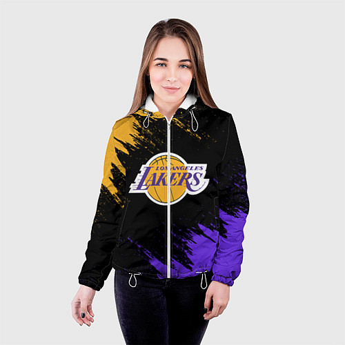 Женская куртка LA LAKERS / 3D-Белый – фото 4