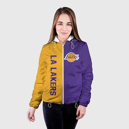 Женская куртка LA LAKERS / 3D-Белый – фото 4