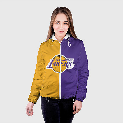 Женская куртка LA LAKERS / 3D-Белый – фото 4