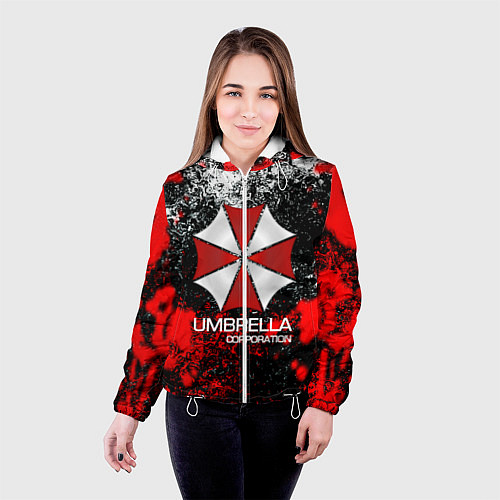 Женская куртка UMBRELLA CORP / 3D-Белый – фото 4