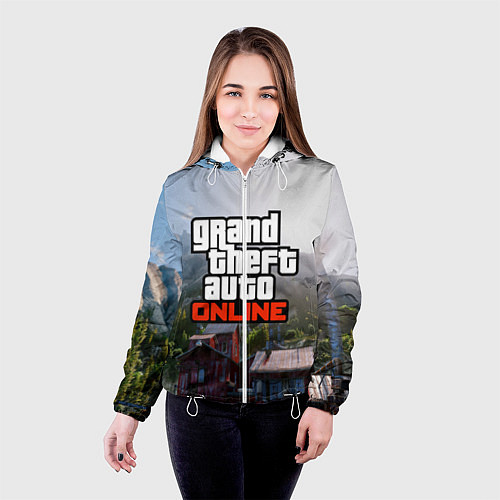 Женская куртка GTA Online / 3D-Белый – фото 4