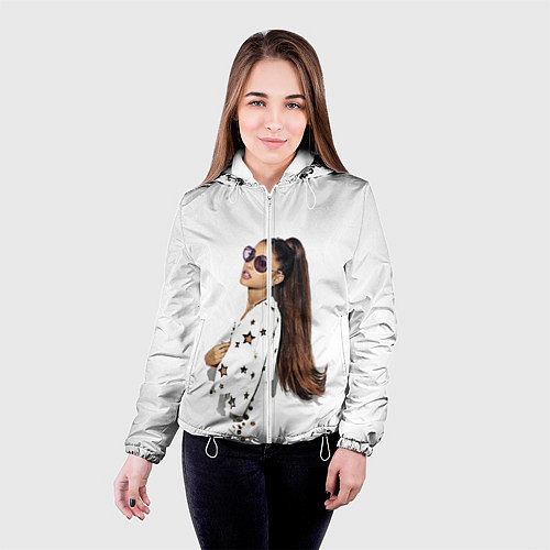 Женская куртка ARIANA GRANDE / 3D-Белый – фото 4